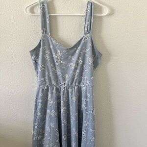 Light blue floral dress